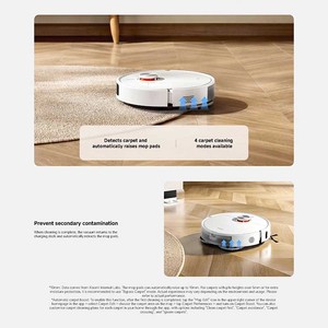 Robot Aspirador Xiaomi S40 Pro Autopropulsado con Batería, Limpiador de Pisos, Diseño Redondo Blanco - Product Image 4
