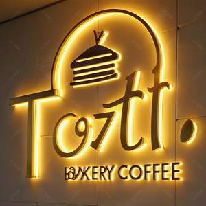 Letrero LC, fábrica al por mayor, señalización LED personalizada, letras de Metal 3D para logotipo de marca de empresa, tienda al aire libre, letreros de recepción de salón - Product Image 6