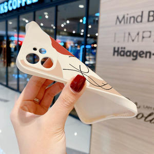 Custodia per telefono cellulare in Silicone TPU con stampa geometrica a bordo diritto per Iphone 7 8 X Xr Xs 11 12 13 14 15 16 17 Pro Max - Product Image 6