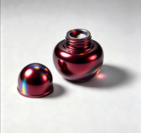 Poudre de pigment à effet spécial GUANZUN pour revêtement, emballage de luxe, impression, rouge, aluminium holographique