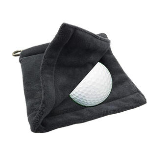 Serviette de golf en microfibre tissée double couche épaissie pour le nettoyage des queues de golf, très absorbante et à séchage rapide, vente en gros pour l'extérieur - Product Image 1