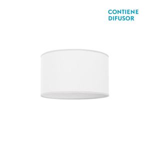 Plafonnier LED blanc 14x30 cm, 2 E27, 20W - éclairage efficace pour les espaces intérieurs, idéal pour les foyers et les bureaux. - Product Image 1