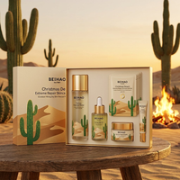 Coffret Cadeau Édition Limitée Noël BEIHAO – Hydratation Corporelle Réparatrice Extrême au Cactus pour Usage Domestique, Soin d'Urgence Longue Durée pour la Peau