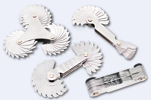 स्टेनलेस स्टील थ्रेड गेज अमेरिकन मेट्रिक+इंच मेट्रिक+ब्रिटिश+अमेरिकन थ्रेड गेज रिब टेम्पलेट - Product Image 4