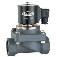 1.5 pouces Piston eau de mer PVC UPVC électrovanne pour produit chimique 24VAC
