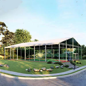 Marco de aluminio de fácil instalación, cubierta de campo de tenis de pádel, tienda de techo, cancha de baloncesto, construcción de cancha de fútbol sala - Product Image 3