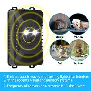 เครื่องไล่สัตว์รบกวนอัลตราโซนิกแบบชาร์จไฟได้ รุ่นยอดนิยม AR28 สำหรับรถยนต์ ควบคุม<span class=keywords><strong>หนู</strong></span>และสัตว์ฟันแทะได้อย่างรวดเร็วและมีประสิทธิภาพ - Product Image 2