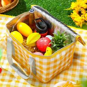 Sac isotherme de grande capacité pour la livraison de nourriture, le camping, le barbecue, les courses, la pêche, la famille, les activités de plein air, sac de refroidissement isolé - Product Image 1