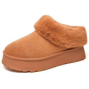 Botas de Nieve de Algodón para Mujer, Nuevas, a la Moda, Combinables con Todo, Botas Cortas Acolchadas, Forro Polar, Suela Suave, Cálidas, Resistentes al Frío - Product Image 5