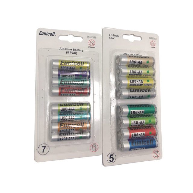 China Supplier Super Alkaline Battery Lr03 Non Rechargeable Lithium Dry Batteries AAA LR03 AA LR6