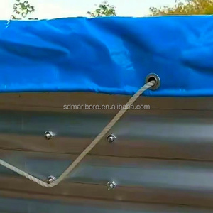 SDM nueva acuicultura grande al aire libre 10000l lona Artificial tanques de estanque de peces para piscicultura - Product Image 4