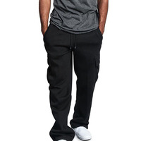Pantalon de jogging Cargo de sport taille moyenne décontracté pour hommes Meilleur pantalon de club pro à cordon avec bas de survêtement