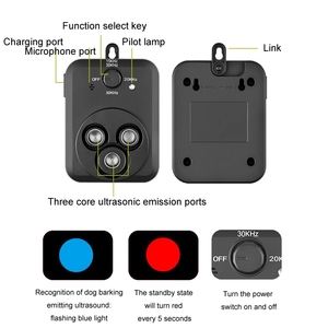Dispositifs anti-aboiement pour chiens à ultrasons écologiques de haute qualité en gros avec batterie de 2000 mAh et aides à l'entraînement - Product Image 3