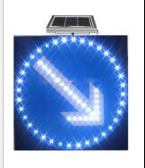 Panneau réfléchissant en aluminium 60 * 60 cm, panneau de signalisation routière solaire - Product Image 6