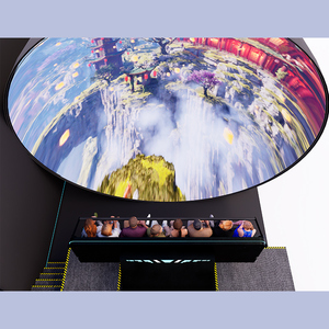 Parc d'attractions Arcade <span class=keywords><strong>Jurassic</strong></span> World 3D Ride Naked-Eye 5D VR Dome Theatre Flying Cinema - Product Image 1