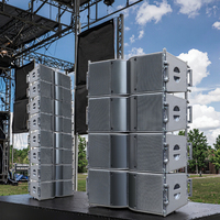 Enceinte linéaire double K208 de 8 pouces à 2 voies Système de sonorisation DJ Équipement audio de scène Enceintes passives Boîte