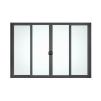Fenêtre à battants en aluminium blanc de taille standard avec double vitrage en verre trempé résistant aux ouragans, norme australienne