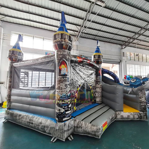 Commercial bouncy castles for kids dragon inflatable bounce house and slide combo - Product Image 2