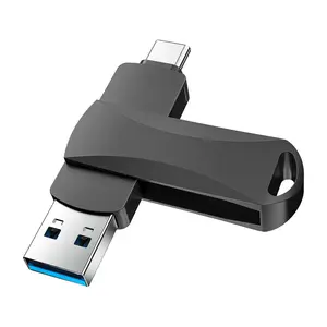 금속 OTG USB 플래시 디스크 드라이브 휴대 전화에 적합 USB 3.1 유형 C 전화 노트북 컴퓨터 PC 호환 빠른 전송