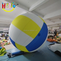 Logo personnalisé Grand ballon de plage gonflable publicitaire géant Ballon de volley-ball gonflable de couleur
