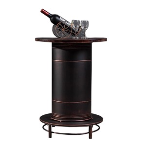 Công Nghiệp Phong Cách Cổ Điển Bền Cafe <span class=keywords><strong>Bar</strong></span> Salon Nhà Hàng Sắt Tùy Chỉnh Dầu Trống Sắt Thùng Bảng PU Ghế Phân Bộ - Product Image 2