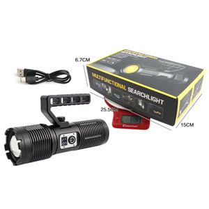 Wholesale High Power Outdoor Camping Hunting Aluminium Alloy Type-C Flashlight Led Tactical Strong Flashlight - Product Image 3