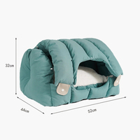 Coussin pour chat automne-hiver, coussin pour animaux de compagnie super doux, rembourrage en coton PP amovible, lit pour chat et chien, niche portable universelle pour animaux de compagnie, fournitures pour animaux de compagnie