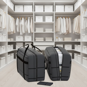 Borse Pieghevoli per la Conservazione di Vestiti per Soggiorno / Borse Riutilizzabili in Tessuto Non Tessuto per la Conservazione di Trapunte - Vendita all'Ingrosso - Product Image 1