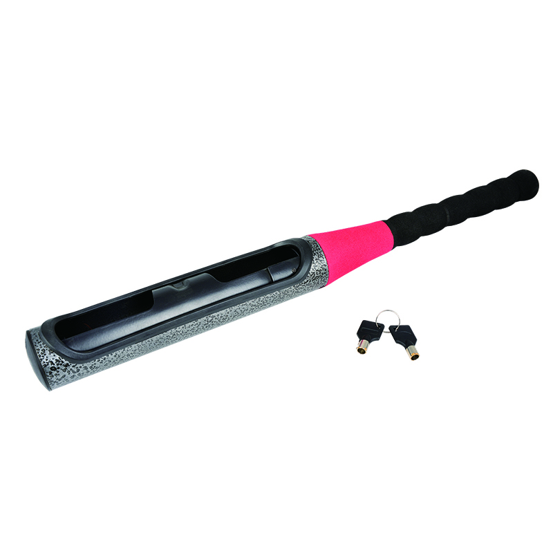 CQLegend Baseball Bat Shaped Alloy Steel Anti-Theft Steering Wheel Lock - Self Defense Car Security