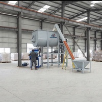 Ligne de production de peinture thermoplastique pour marquage routier avec mélangeur à ruban horizontal pour le marquage des lignes autoroutières