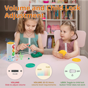 J & R innovador semáforo recargable Visual Audio Digital cuenta regresiva estudio cocina temporizador para niños Juego - Product Image 6