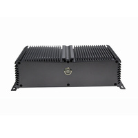 Mini-ordinateur industriel embarqué sans ventilateur avec 4 ports LAN PoE, processeur Intel 3855U/I3 6100U Dual Core 1.6-2.4GHz, OEM/ODM en stock