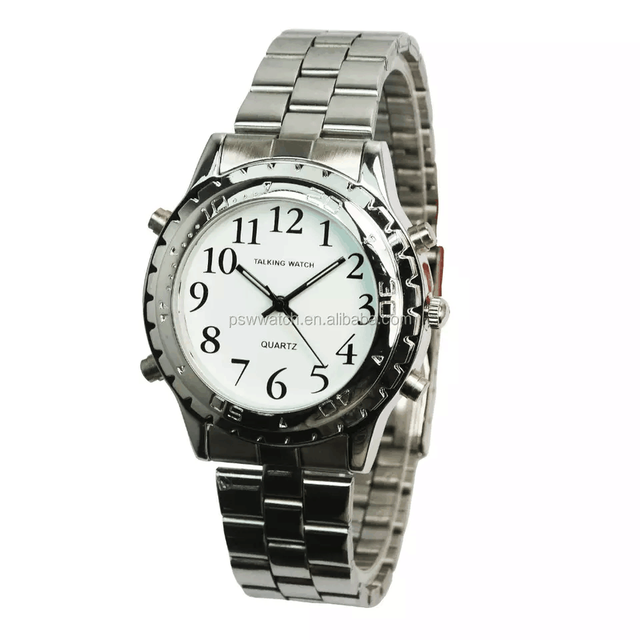Wholesale Factory Price Big Promotion English Talking Watch Waterproof for Blind Old People