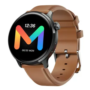 Mikro Lite 2 jam tangan pintar HD Monitor, jam tangan pintar Android Ios pelacak detak jantung oksigen darah mode olahraga 24 jam