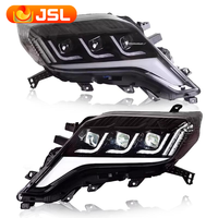 Phares LED adaptés à Toyota Land Cruiser Prado LC150 2013-2017, phares DRL, yeux d'ange, double faisceau xénon, accessoires