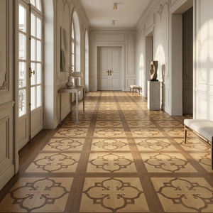 <span class=keywords><strong>Parquet</strong></span> d'intérieur moderne de style européen Versailles, revêtement en bois durable à grain de bois, surface en papier, mosaïque en <span class=keywords><strong>contreplaqué</strong></span>, plancher d'ingénierie - Product Image 2