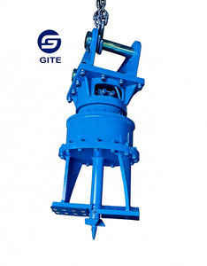 Offre Spéciale <span class=keywords><strong>GITE</strong></span> GT-V02 Fraiseuse de souches d'arbres pour excavatrice, attache forestière robuste pour l'élimination des souches avec moteur - Product Image 2
