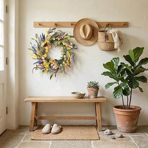 Corona de Flores Preservadas Personalizable, Flores Decorativas, Coronas y Plantas para Decoración de Paredes del Hogar, Venta al por Mayor de Fábrica - Product Image 6