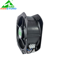 Ventilateur d'extraction axial AC AMBEYOND 22580 225x225x80mm 220V 380V à roulement à billes, ventilateur de ventilation industriel pour armoire