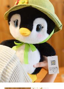 Jouet de pingouin super doux <span class=keywords><strong>Pingu</strong></span> en <span class=keywords><strong>peluche</strong></span> avec doublure en maille de remplissage en coton PP techniques lavées pour soulager le stress - Product Image 2