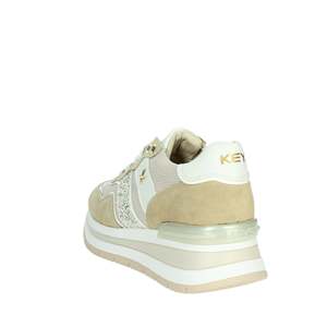 Sneakers Donna Keys K 10571 Beige con Plateau Chunky - Product Image 2