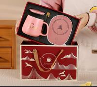 Nouvelle conception, bonne qualité, mug en céramique de luxe pour les employés, cadeau d'entreprise, coffret cadeau personnalisé