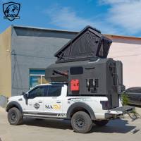 Huntoo Luxe Imperméable Tout-Terrain Remorque de Camping pour Camionnette, Cabine de Voyage, Remorque Plate pour Camionnette