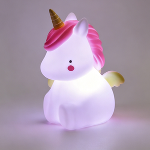 Lampes à induction modernes et mignonnes en forme <span class=keywords><strong>de</strong></span> <span class=keywords><strong>licorne</strong></span>, fonctionnant avec des piles AAA, lumière blanche chaude 3300K, pour la chambre à coucher, la table <span class=keywords><strong>de</strong></span> <span class=keywords><strong>chevet</strong></span>, la décoration <span class=keywords><strong>de</strong></span> la maison, créatives - Product Image 2