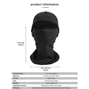 RIDERACE sombrero de cubierta de cara completa sombrero pasamontañas invierno esquí <span class=keywords><strong>ciclismo</strong></span> sombrero protección solar bufanda deportes al aire libre máscaras faciales cálidas - Product Image 6