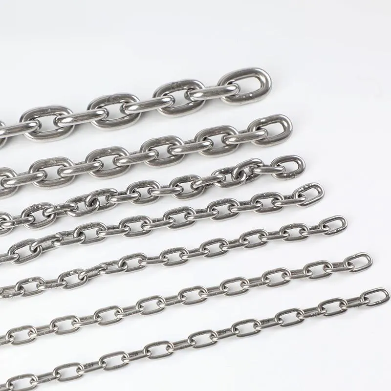 Großhandel Japan Standard 2-12mm Edelstahl JIS Link Chain Hersteller Lieferung für Schiffs boot Marine Rigging Hardware