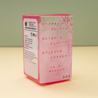 Boîtes cadeaux en plastique transparent PET avec logo personnalisé, pliables, emballage plat avec impression offset UV et estampage à chaud du logo