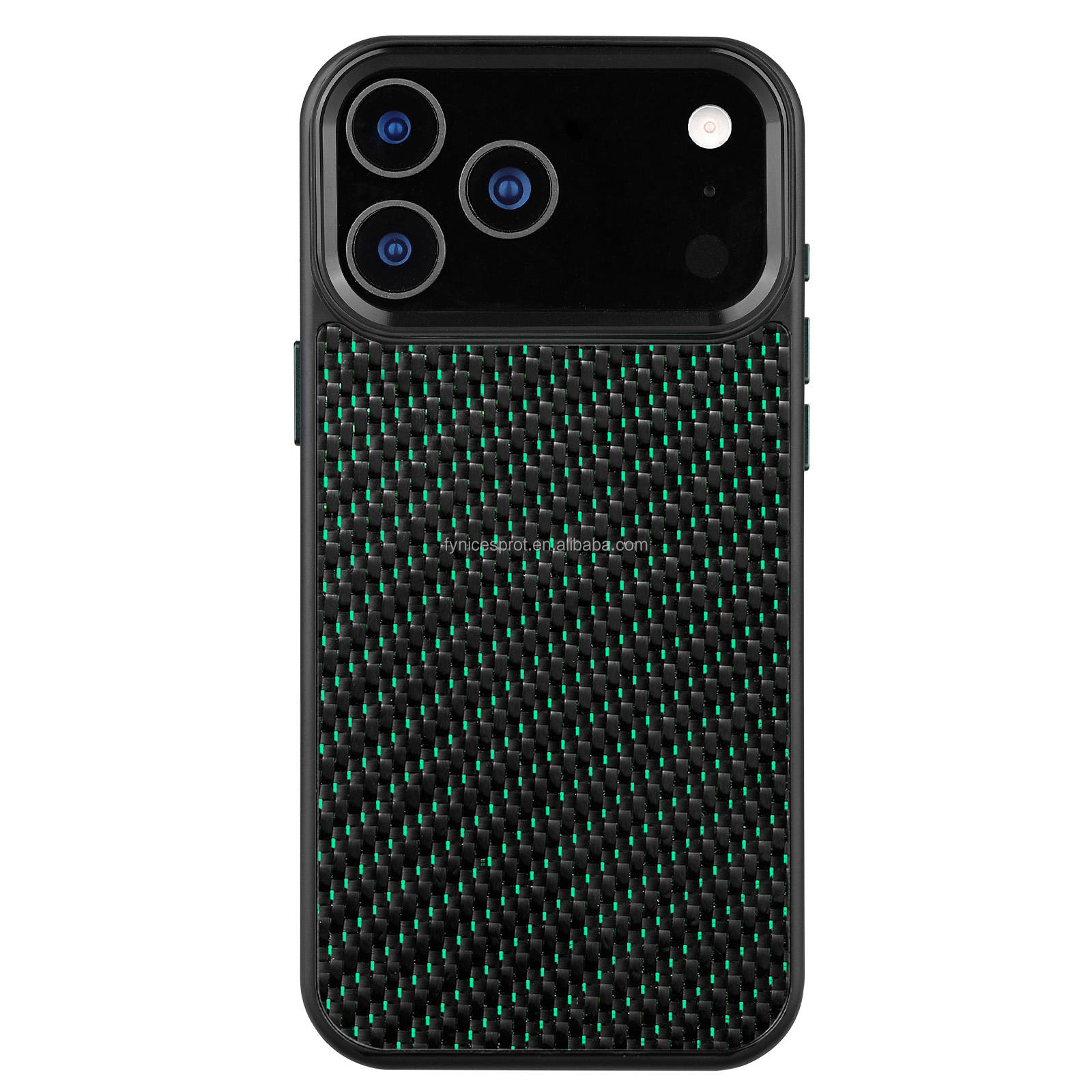 new normal Carbon fiber Green with black ring