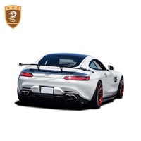 Lame de pare-choc arrière en Fiber de carbone, accessoire pour voiture, Mercedes Bens Gt Gts, prix d'usine, jupes latérales