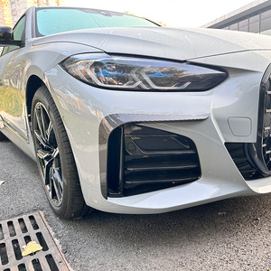 Bmw 4 Series G26 Front Lip Canard M Sport 2020+ Adhesive Car Decal Exterior Modification Abs Material - Product Image 3